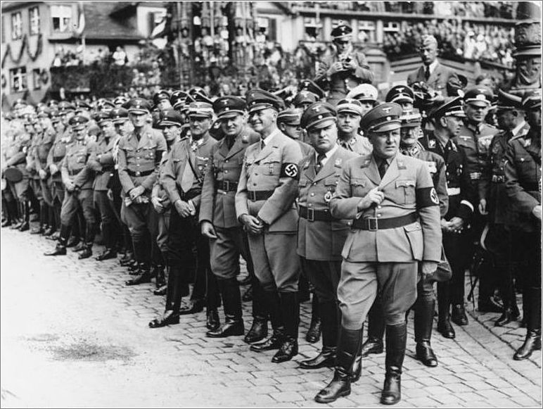 NSDAP at the September 1938 Nuremberg Rally Hans Frank is the 2nd on the left